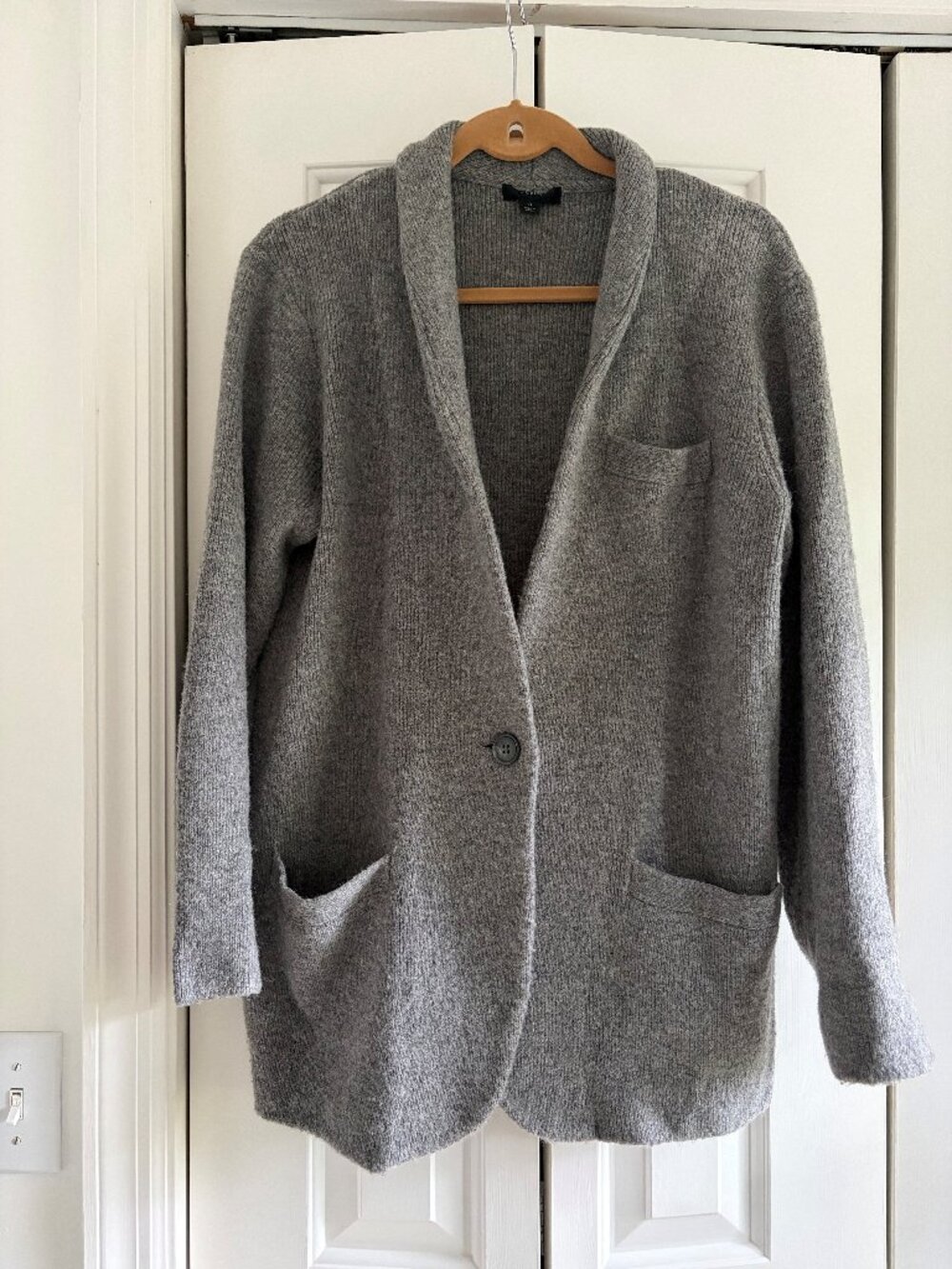 J.Crew Wool Oversized Cardigan - Small
